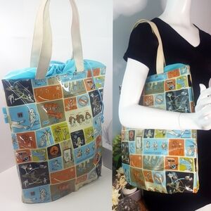 Transversion | Bags | Retroblue Transversion Vinyl Tote Shoulder ...